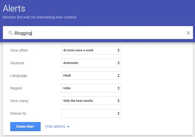 Google Alerts Kya Hai और इसका उपयोग कैसे करें? 3 Google Alerts का Setup
