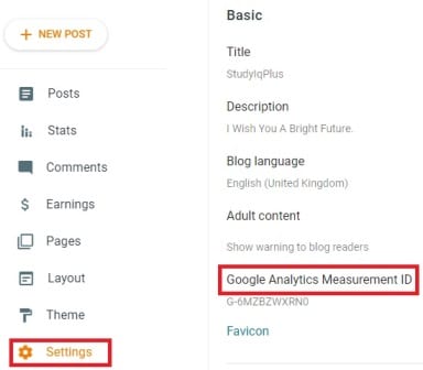 Blogger Blog में Measurement Id कैसे Add करें